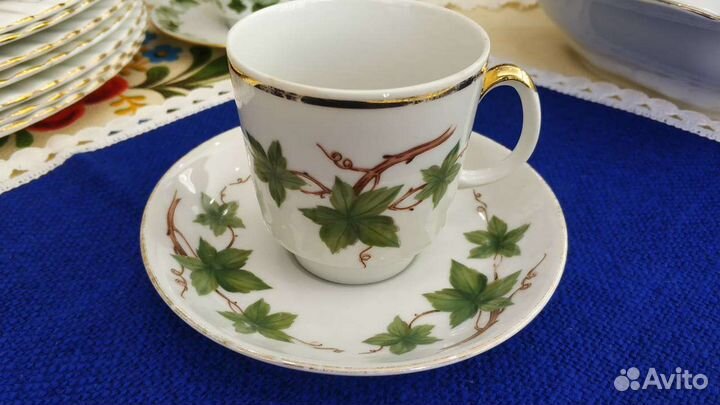 Винтажная кофейная пара Scherzer Bavaria, Германия