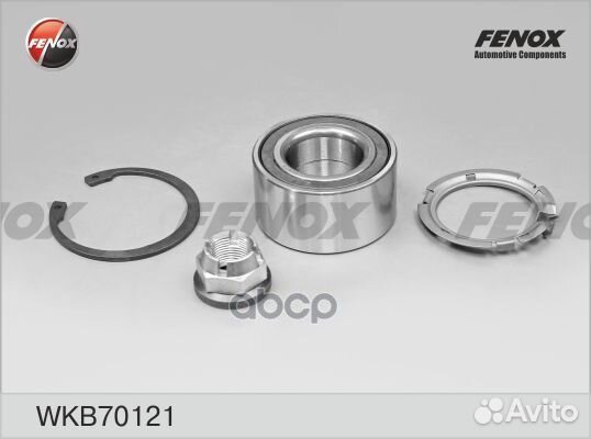 WKB70121 Подшипник ступ.renault logan I 04-07 п
