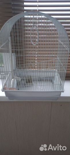 Аквариум, клетка синяя, клетка белая