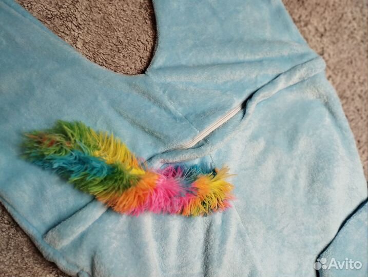 Костюм единорога кигуруми 130 см