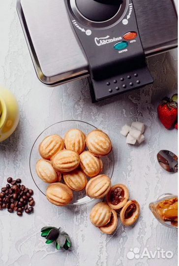 Электровафельница, орешница 