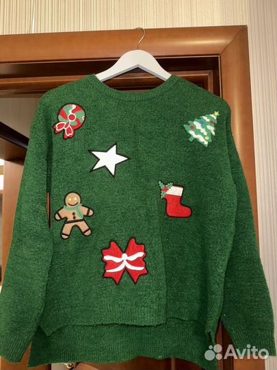 Свитер новогодний defacto
