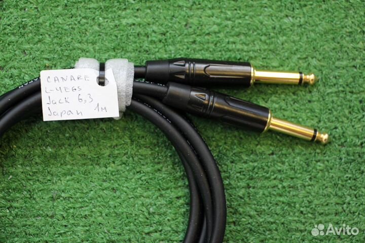 2Jack 6.3mm (TS) Canare, Japan