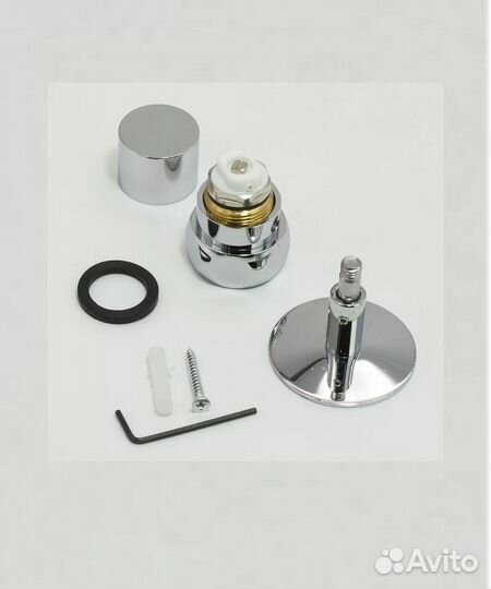 Заглушка для полотенцесушителя с краном маевского и крепежом (пара) Ganzer GZ5100