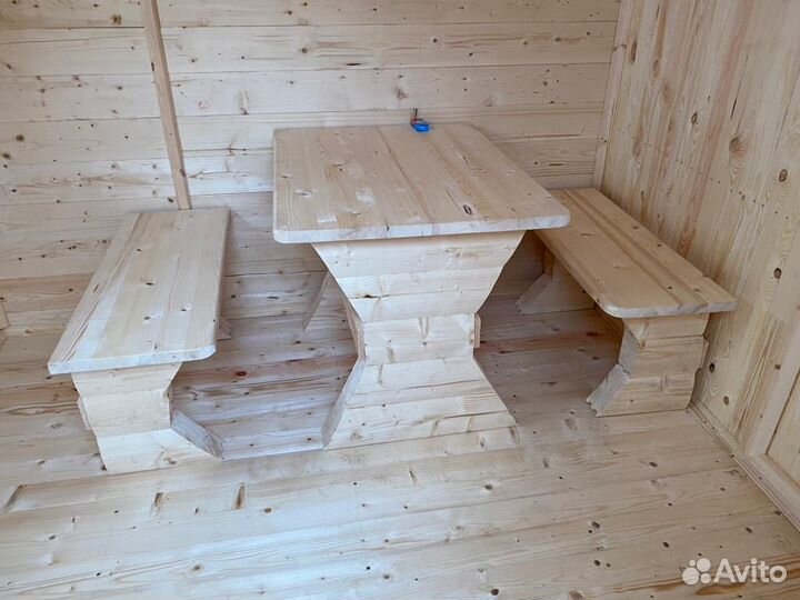 Сруб бани 7,0 на 2,25 метров