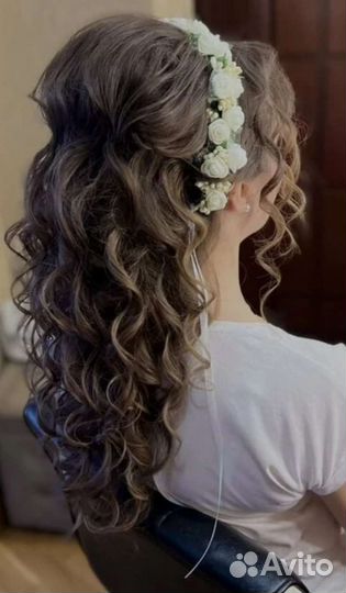 Гребень для волос, ободок с цветами, украшения