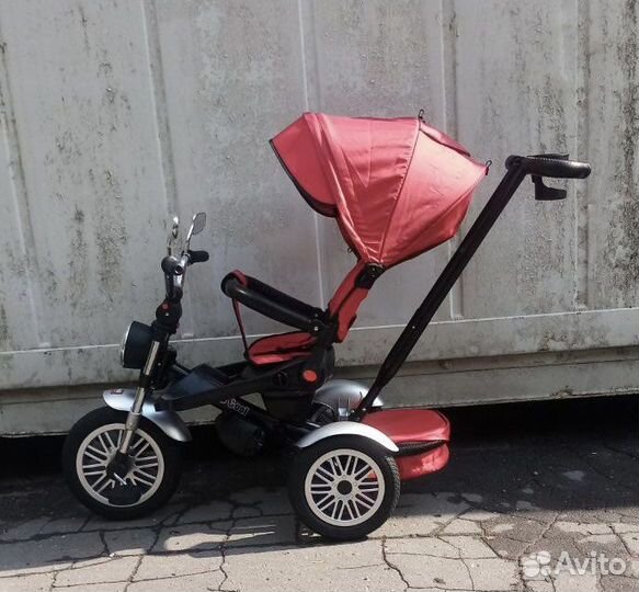 Детский трехколесный велосипед - коляска
