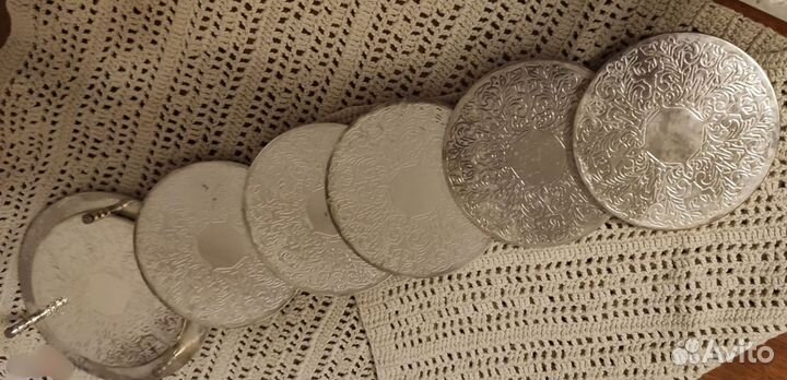 Винтажный Набор подставок под горячее