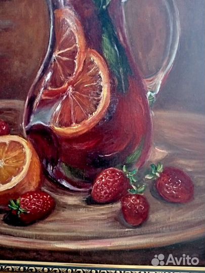 Картина маслом на холсте натюрморт