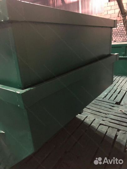 Мусорный бункер из металла 8 м3 Арт а162