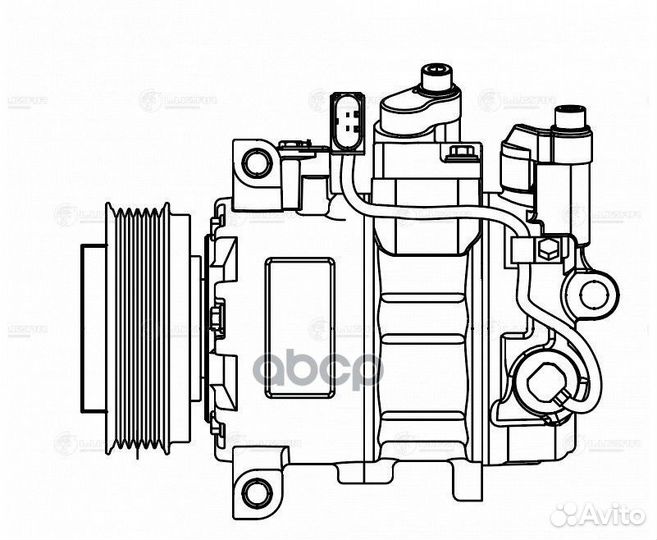 Компрессор кондиционера audi A6 2.7/3.0 TDI 05