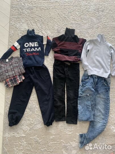 Вещи на мальчика пакетом 7-8 лет