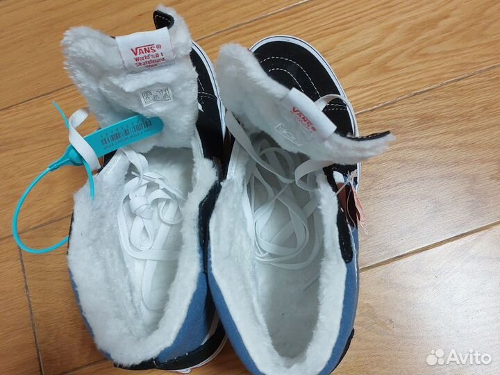 Кеды vans зимние
