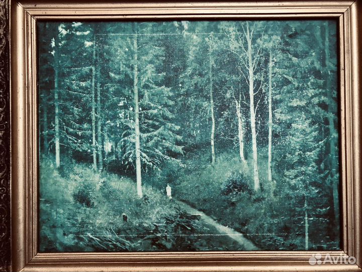 Картина Репродукция И. Шишкин тропинка в лесу