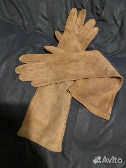 Перчатки женские замшевые новые