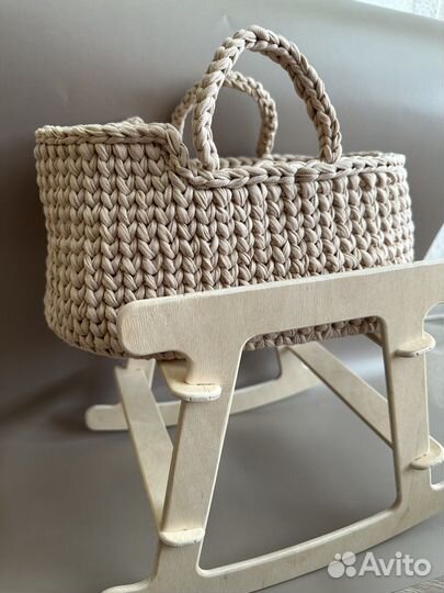 Детская люлька плетеная
