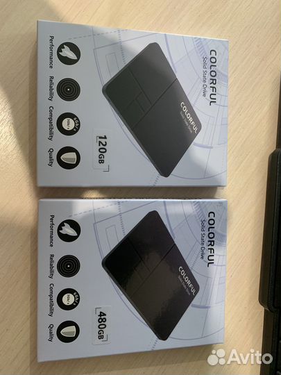 Новый ssd 120GB