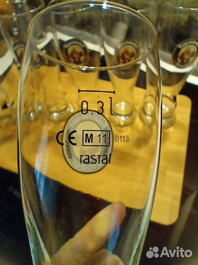 Пивные бокалы 0,3 х6 Германия