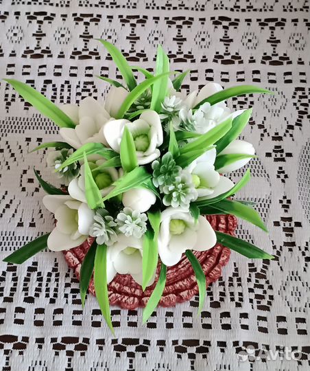 Букет цветов из мыла