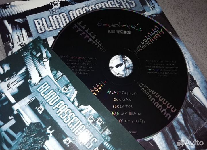 Blind Passengers - Bastard Rare Promo CD АВТОГРАФЫ