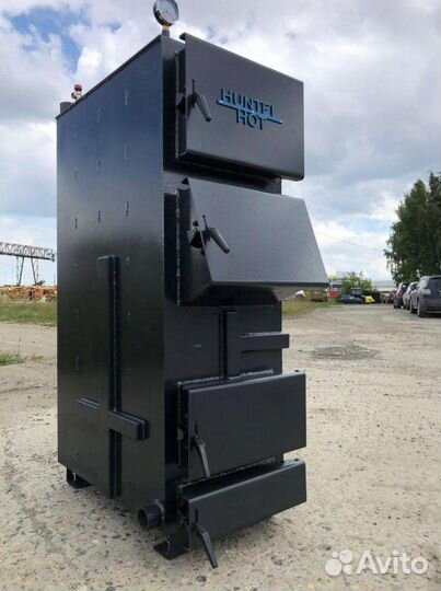 Твердотопливный котел горение уголь дрова 3 дня