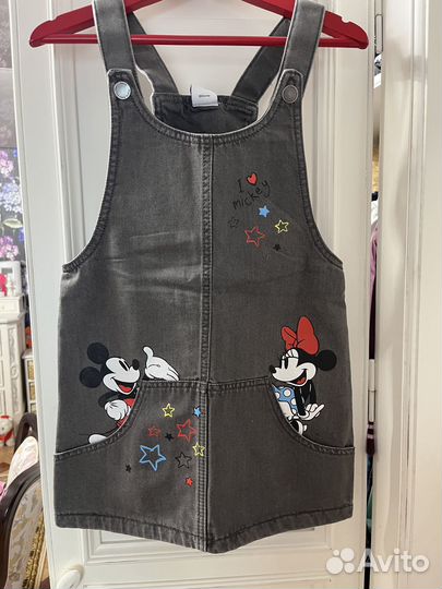 Джинсовый сарафан для девочки Next