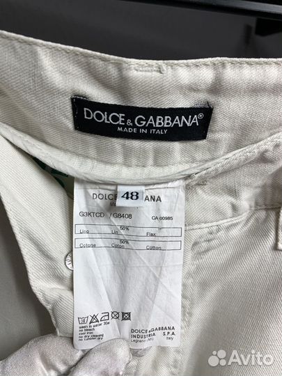 Dolce Gabbana Летние мужские джинсы, 48. Оригинал