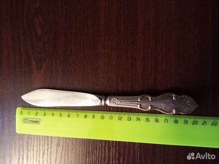 Нож столовый для рыбы Кольчугинский мельхиор