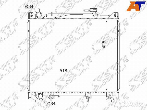Радиатор suzuki escudo