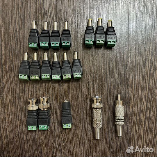 Адаптеры и разъемы для систем видеонаблюдения