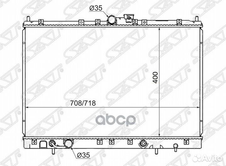 Радиатор Mitsubishi Chariot Grandis 97-03 MC0009-1