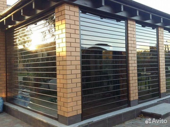 Прозрачные рольставни для беседок, веранд и террас