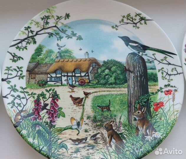 Винтажные тарелки фарфор Англия. Веджвуд Wedgwood