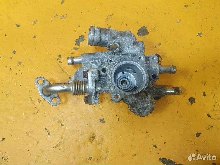 Корпус термостата для двс с егр 1.8 2.0 2.4 4b10 4