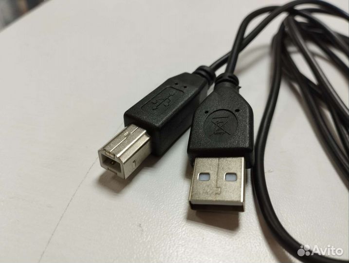 Кабель для принтера (USB Am-Bm) 1м-5м новые