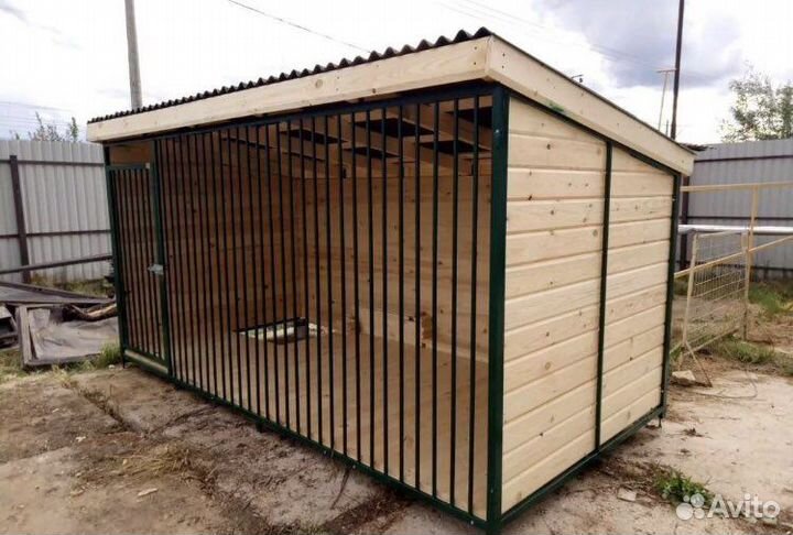 Вольеры и будки для собак, клетки для животных