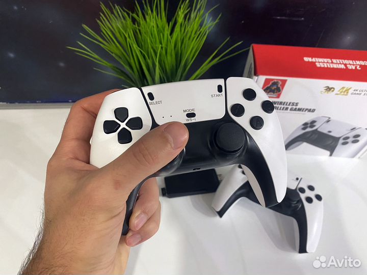 Игровая приставка с джойстиками от PS5 (новая, 4К)