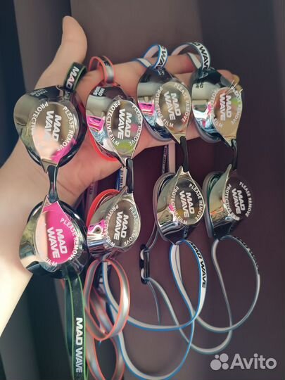 Очки для плавания Turbo racer II Mirror/Madwave