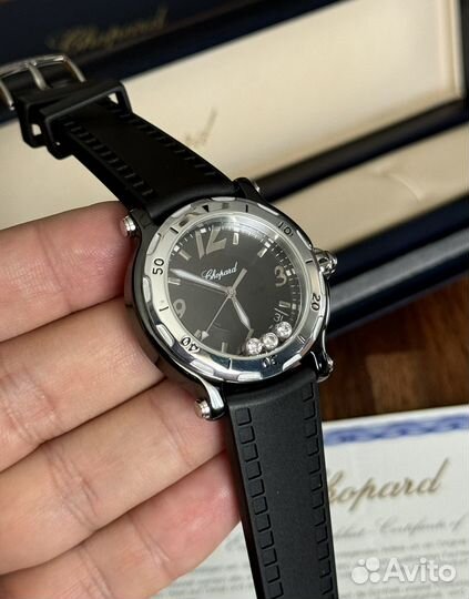 Chopard Happy Sport Diamond Ceramic/Steel 38