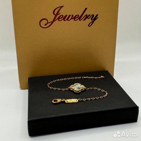 Van cleef браслет космос в золоте(премиум)