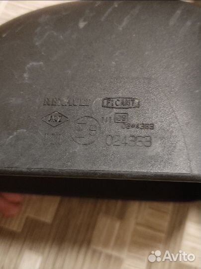 Зеркала заднего вида (боковые, мех) Рено Логан2010