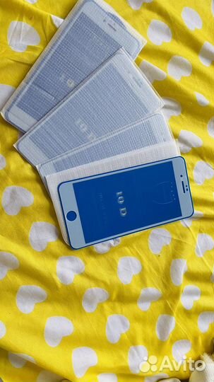 Защитное стекло на iPhone 7 plus, 8 плюс