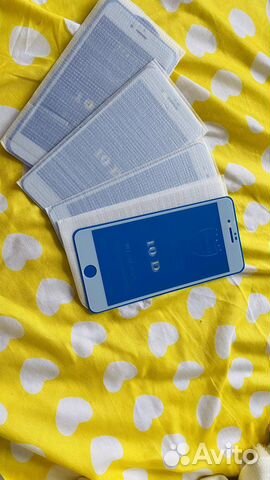 Защитное стекло на iPhone 7 plus, 8 плюс