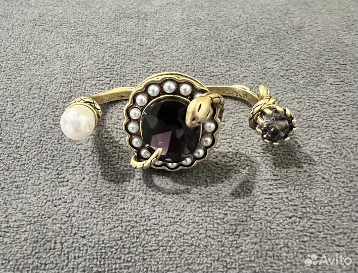 Alexander mcqueen кольцо