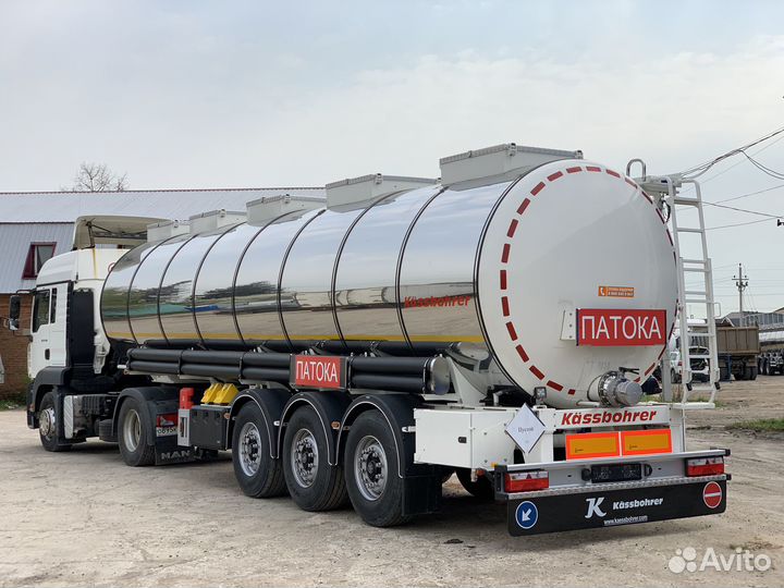 Полуприцеп пищевая цистерна Kassbohrer STC.M 32, 2023