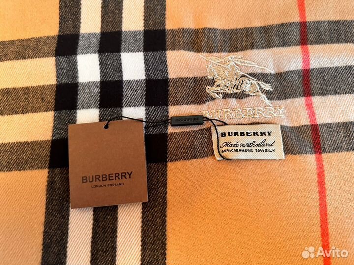 Шарф Burberry premium V.2 коричневый