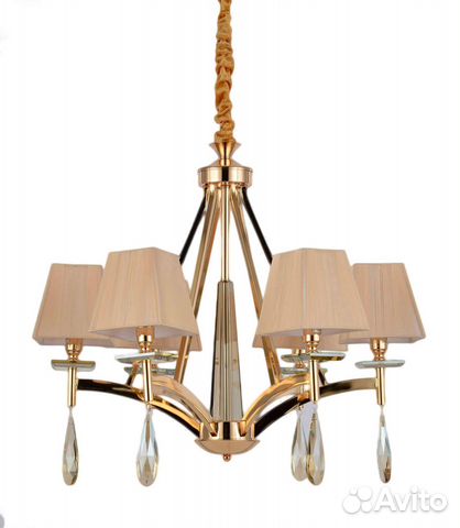 Lumina Deco LDP 1240-6 GD подвесная люстра