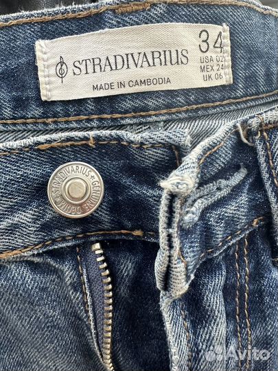 Джинсы женские stradivarius 34