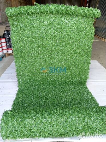 Забор в рулоне искусственная зеленая изгородь