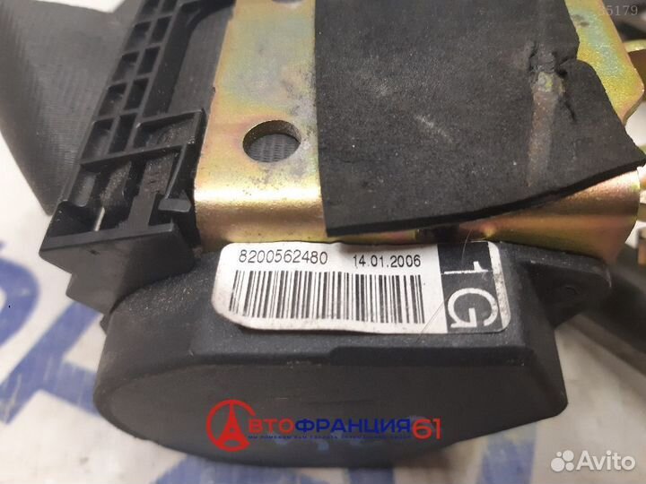 Ремень безопасности, 8200562480 renault megane 2